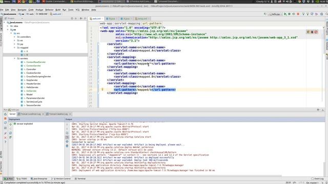 Java EE 29: WebXml 2: Маппинг сервлетов смотреть онлайн