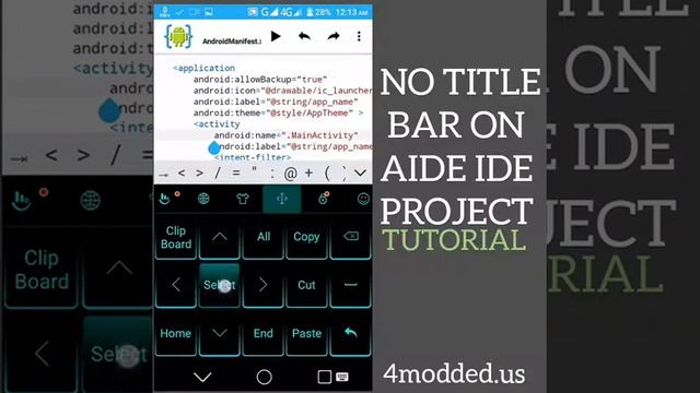AIDE IDE no Title Bar смотреть онлайн