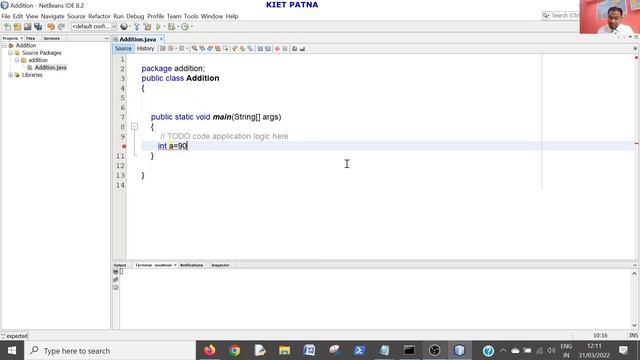Java Program Through Net-beans смотреть онлайн