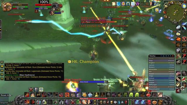 Sikay - First WoW Classic Emeriss Spawn Defense And Sentinels Amazing Flank.