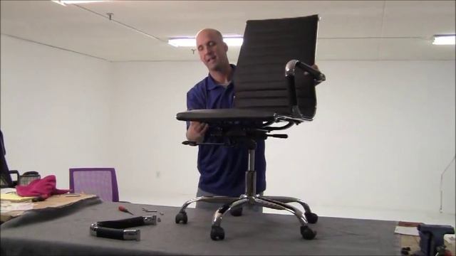 Simple instructions on how to assemble the Modern Classic Design Office Chair смотреть онлайн