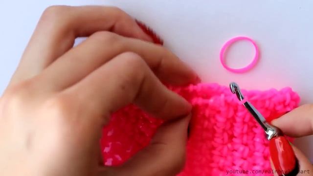 Кошелек из резинок Лумигуруми. Сумочка из резинок крючком без станка Rainbow Loom смотреть онлайн