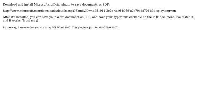 Word document to PDF: open hyperlinks in new window (6 Solutions!!) смотреть онлайн
