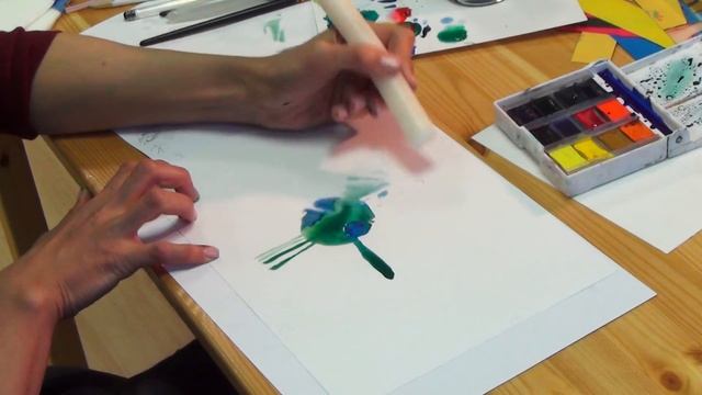 Акварель и воск. смотреть онлайн