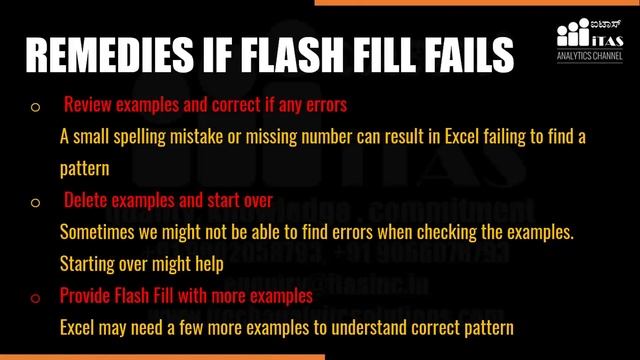 Flash Fill Error | Flash Fill | Advanced Excel смотреть онлайн