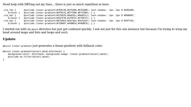 Code Review: DRYing out my Sass, looping through selectors смотреть онлайн