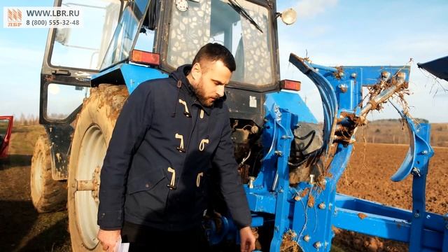 Китайские плуги на тяжелой почве. Как отработал ПНО 4-30? смотреть онлайн