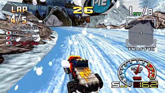 Burning Road PS1 Gameplay HD (Beetle PSX HW) смотреть онлайн