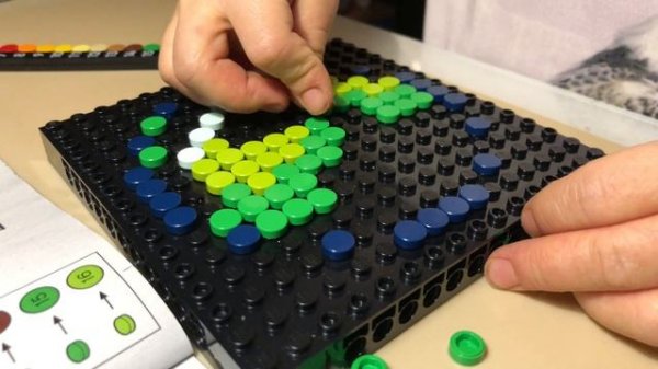 ? #lego LEGO ART собираю ЗЕМЛЮ - LEGO 21226 CREATE TOGETHER ART PROJECT - assembling EARTH