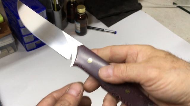 Нож Мауи с дуговой линией рикассо. смотреть онлайн