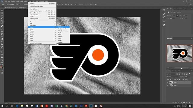 Photoshop Tutorial: Conform an image to a surface using a displacement map смотреть онлайн