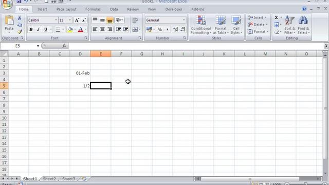 Entering Fractions in Microsoft Excel смотреть онлайн