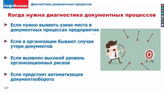 Документные процессы на предприятии: диагностика смотреть онлайн