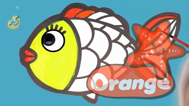 Bolalar uchun Baliq rasm chizish/Drawing Fish Rianbow for children/Рисование Рыбы для детей смотреть онлайн