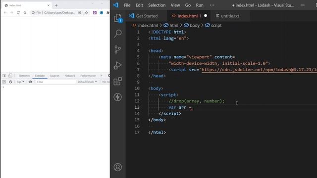 lodash drop() | How to remove elements from the array in javascript смотреть онлайн
