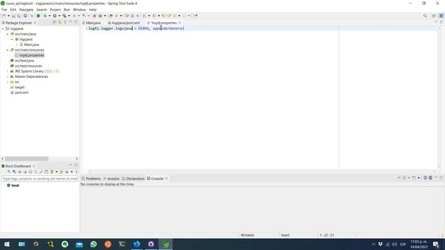 Curso Java | Logs: Como Emplear Logs en Java Usando Log4j смотреть онлайн