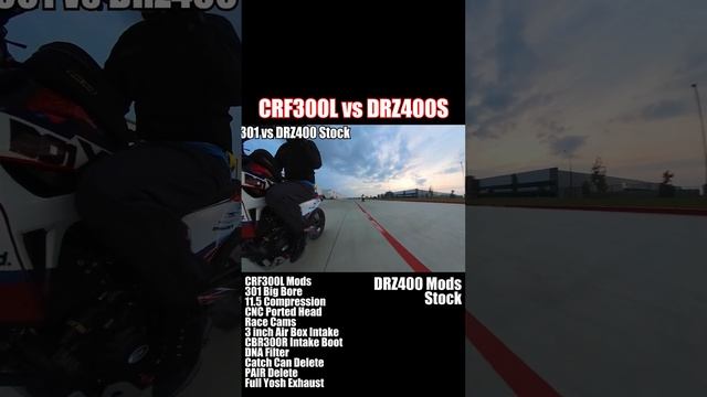 CRF300L vs DRZ400 Big Bore смотреть онлайн
