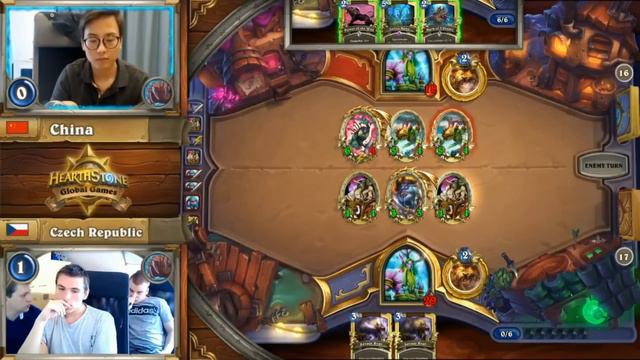 Китай vs Чехия, Hearthstone Global Games Phase 3 смотреть онлайн