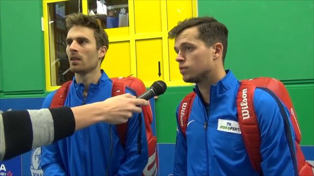 Adam Pavlásek a Norbert Gomboš po prohře v semifinále Bonver tenisové extraligy 2017 смотреть онлайн