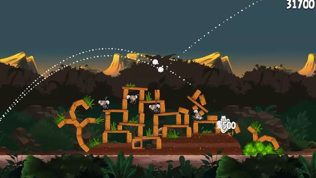 Angry Birds Rio - Mac Game Golden Fruit Pineapple Banana Walkthrough Level 4-11 смотреть онлайн