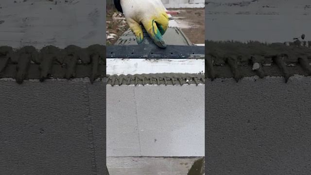 Нанесения клея на газоблок смотреть онлайн