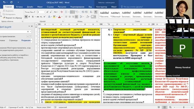 Совещание по изменениям в НПА АРТСПОРТ 03.08.2022 смотреть онлайн