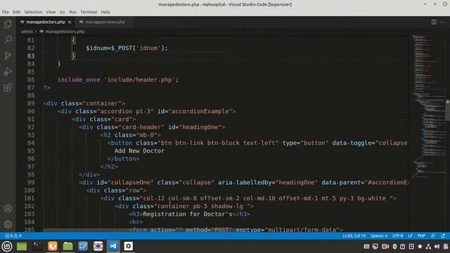 Session 5 part -2 form validation Add Doctors form php project смотреть онлайн