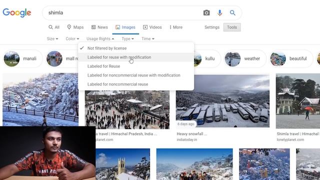 How To Download Copyright Free Images From Google | Royalty Free Images For YouTube смотреть онлайн