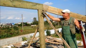 Как установить конек у валмовой крыши