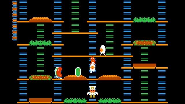 BurgerTime (NES) смотреть онлайн