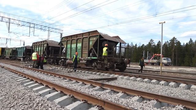 "Окно" на ж.д. ст. Лужская (порт Усть-Луга) 20.04.2021 года смотреть онлайн