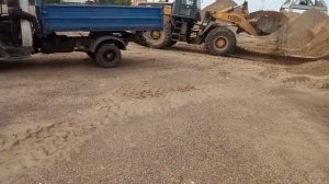 Валдай самосвал,газ 3309 ,поездка за песком