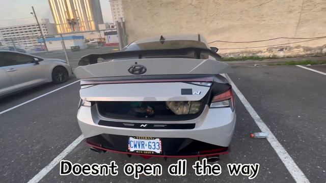 Elantra N Trunk Opens “Automatically” #elantra #hyundai #diy #elantran