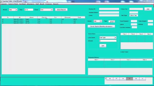 school management java desktop application presentation#3 смотреть онлайн