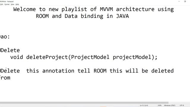 MVVM Architecture in JAVA | ROOM | Introduction and create Dao ( Data Access Object ) ( Part 3 ) смотреть онлайн