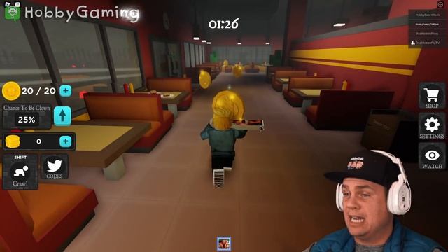 ESCAPE ROBLOX RONALD the EVIL MCDONALD CLOWN PC Game with HobbyGaming смотреть онлайн