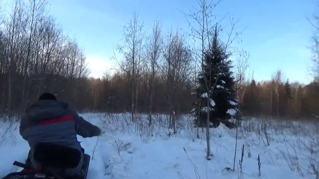 По белозерью на мотособаке SNOWDOG