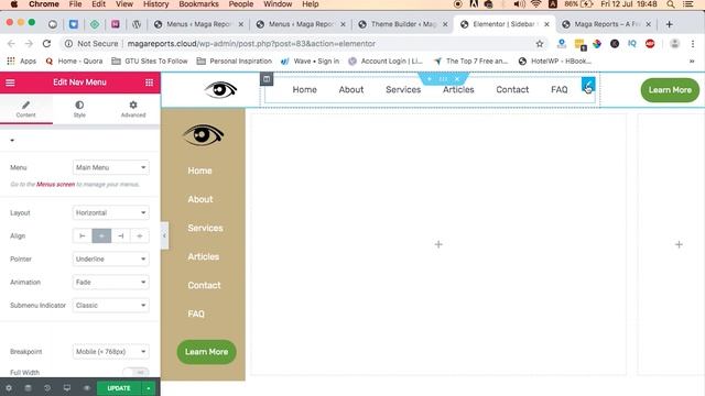 Elementor Mega Menu Tutorial: How To Create a Mega Menu In Elementor for FREE смотреть онлайн