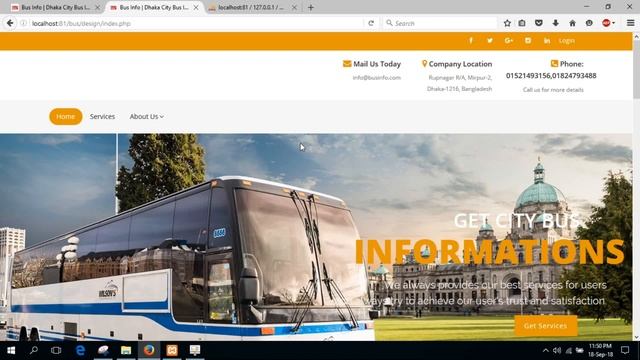 Dhaka city Bus Information using PHP and Mysql смотреть онлайн