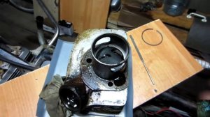 Ява 634 зазор колец в цилиндрах + бюджетная мойка цилиндров