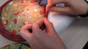 Пришивание косой бейки по кругу. МК