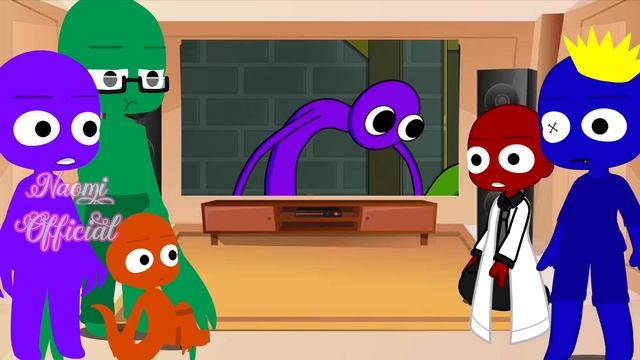 Rainbow Friends React To Origin Of Blue Exe II Gacha Club II смотреть онлайн