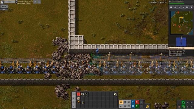 Оборонительный периметр. Factorio Мир смерти #4. смотреть онлайн