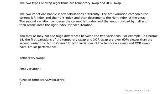 JavaScript : What is the most efficient way to reverse an array in Javascript? смотреть онлайн