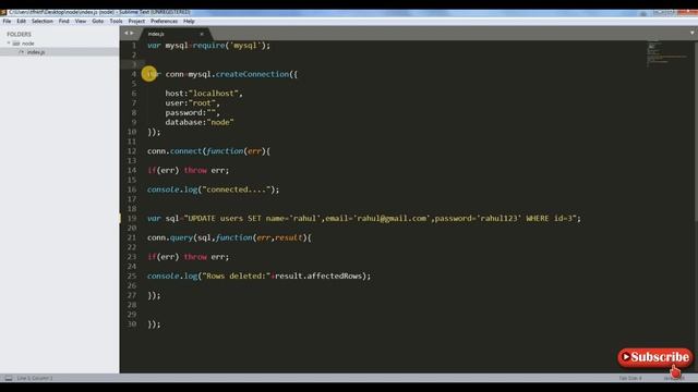 Node.js Tutorials For Beginners In Hindi | MySQL update data смотреть онлайн