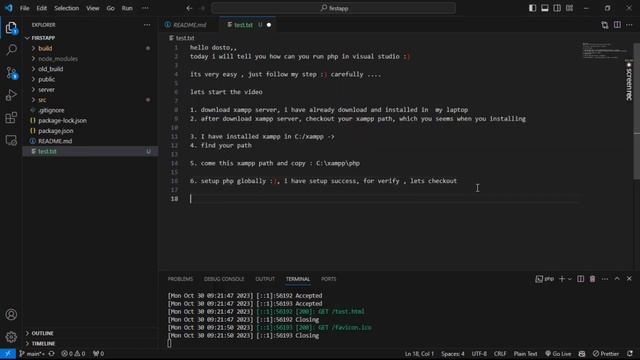 How to run php in visual studio | 2023 Easy Way смотреть онлайн