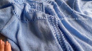 «ОЧАРОВАШКА» АЖУРНЫЙ КАРДИГАН СПИЦАМИ