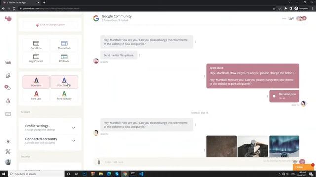 Talkbot Html & React Chat App Template смотреть онлайн