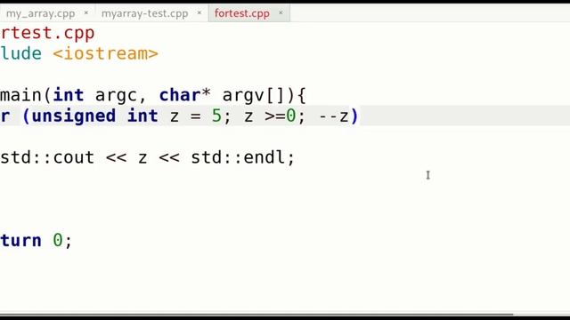 Unsigned Int Bereichsgrenzen in einer For-Schleife смотреть онлайн