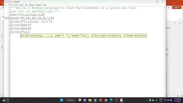 python set practice Questions in hindi #avitsupaul #pythonset @programmingwithamit смотреть онлайн